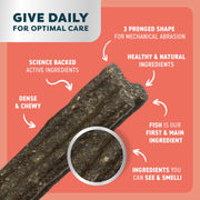 Bell & Bone Dog Dental Sticks Salmon Mint & Charcoal Large