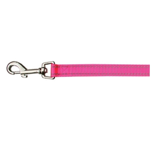 Beau Pets – Reflective Nylon – Lead – Pink