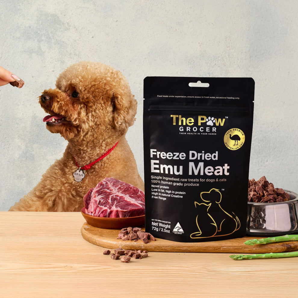 The Paw Grocer Black Label Freeze Dried Emu Meat 72G