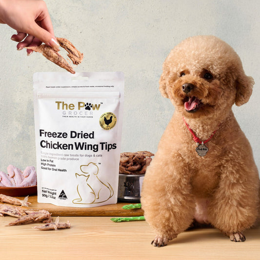The Paw Grocer White Freeze Dried Chicken Wing Treats 90G