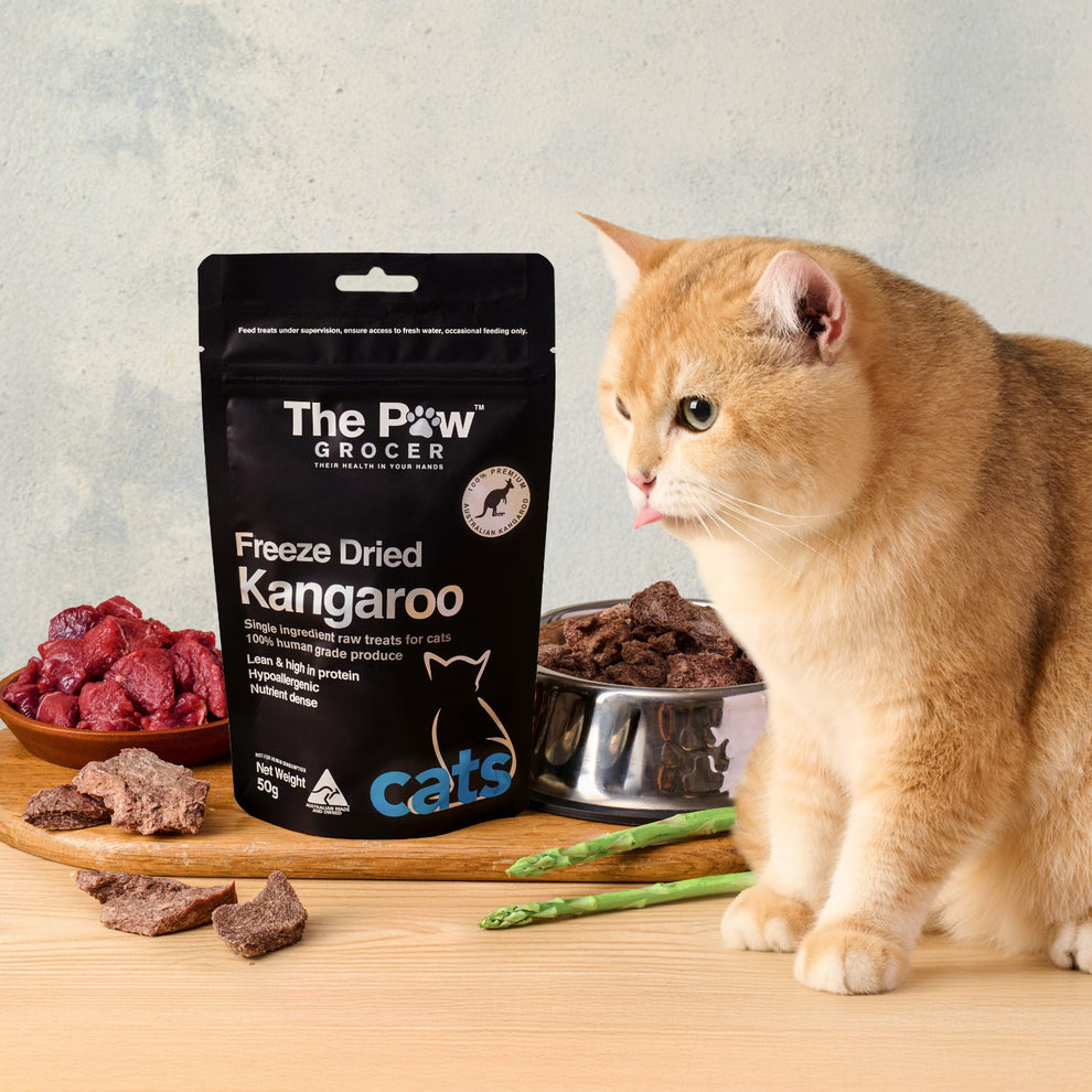 The Paw Grocer Black Label Freeze Dried Kangaroo - Cats 50G