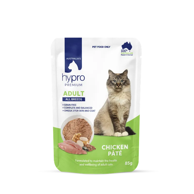 Hypro Premium Cat Gf Chicken Pate 85G 12Pack