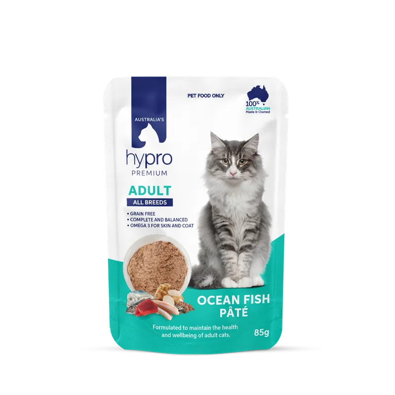 Hypro Premium Cat Gf Ocean Fish Pate 85G 12Pack