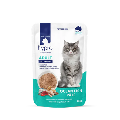 Hypro Premium Cat Gf Ocean Fish Pate 85G 12Pack