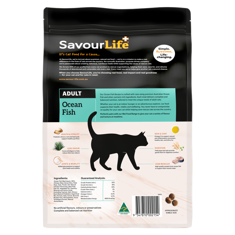 Savourlife Ocean Fish Adult Cat Dry Food