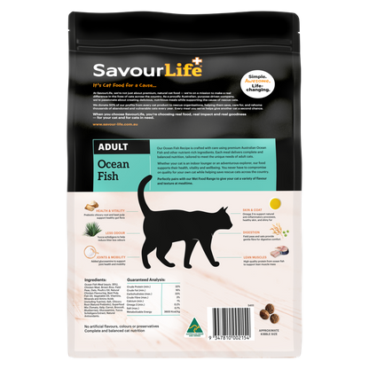 Savourlife Ocean Fish Adult Cat Dry Food