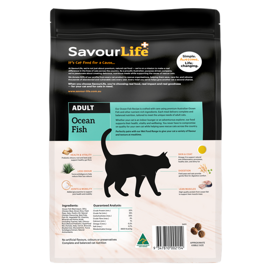 Savourlife Ocean Fish Adult Cat Dry Food