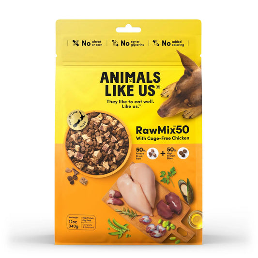 Animals Like Us Dog Rawmix50 With Cage-Free Chicken 340G