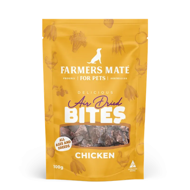 Farmers Mate Chicken Air Dried Bites 100G