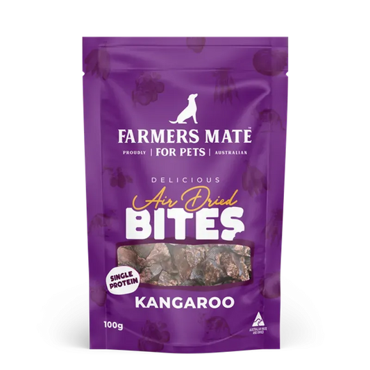 Farmers Mate Kangaroo Air Dried Bites 100G