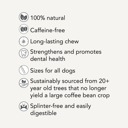 Dan & Sam – Natural Coffee Wood Chew