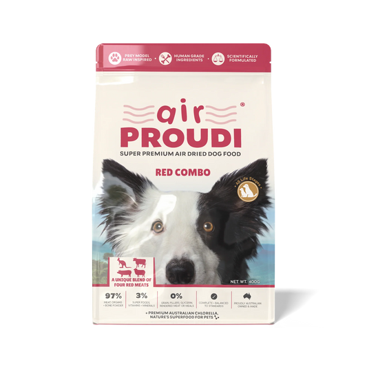 Proudi – Super Premium Air Dried Dog Food – Red Combo