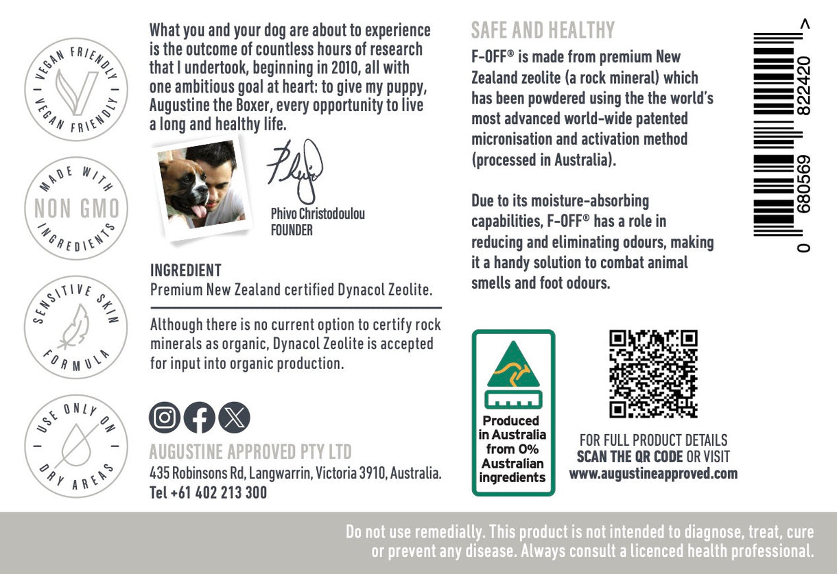 Augustine Approved F-Off 160G