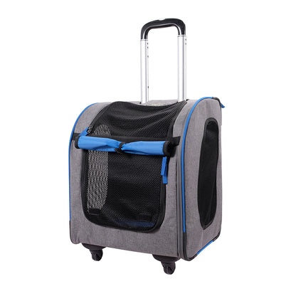 Liso Backpack Parallel Transport Pet Trolley- by Ibiyaya
