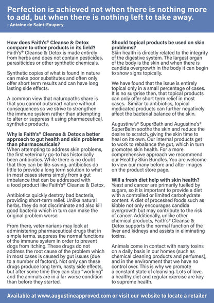 Augustine Approved Faith'S Cleanse & Detox