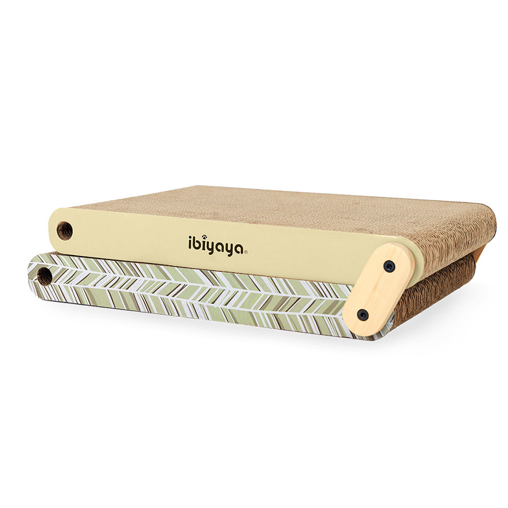 Ibiyaya Fold-Out Cardboard Cat Scratcher