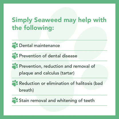 Simply Seaweed Natural Dental Health Care for Cats & Dogs
