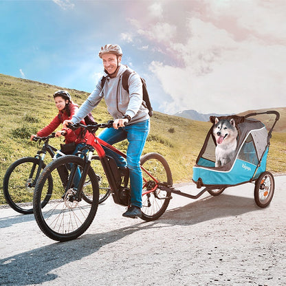 Ibiyaya Happy Pet Trailer / Jogger with Bicycle Attachment 2.0