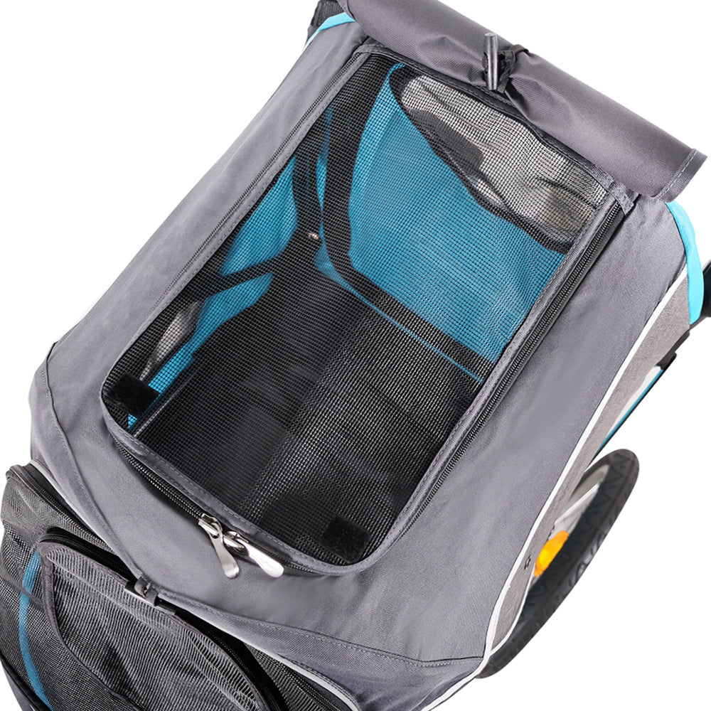 Ibiyaya Happy Pet Trailer / Jogger with Bicycle Attachment 2.0