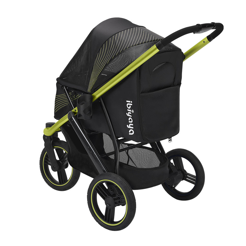 Ibiyaya The Beast Pet Jogging Stroller Jet Black Absolutely Everything
