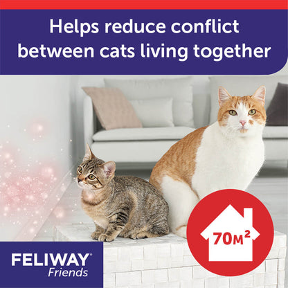Feliway Friends Diffuser + 48 Ml Refill