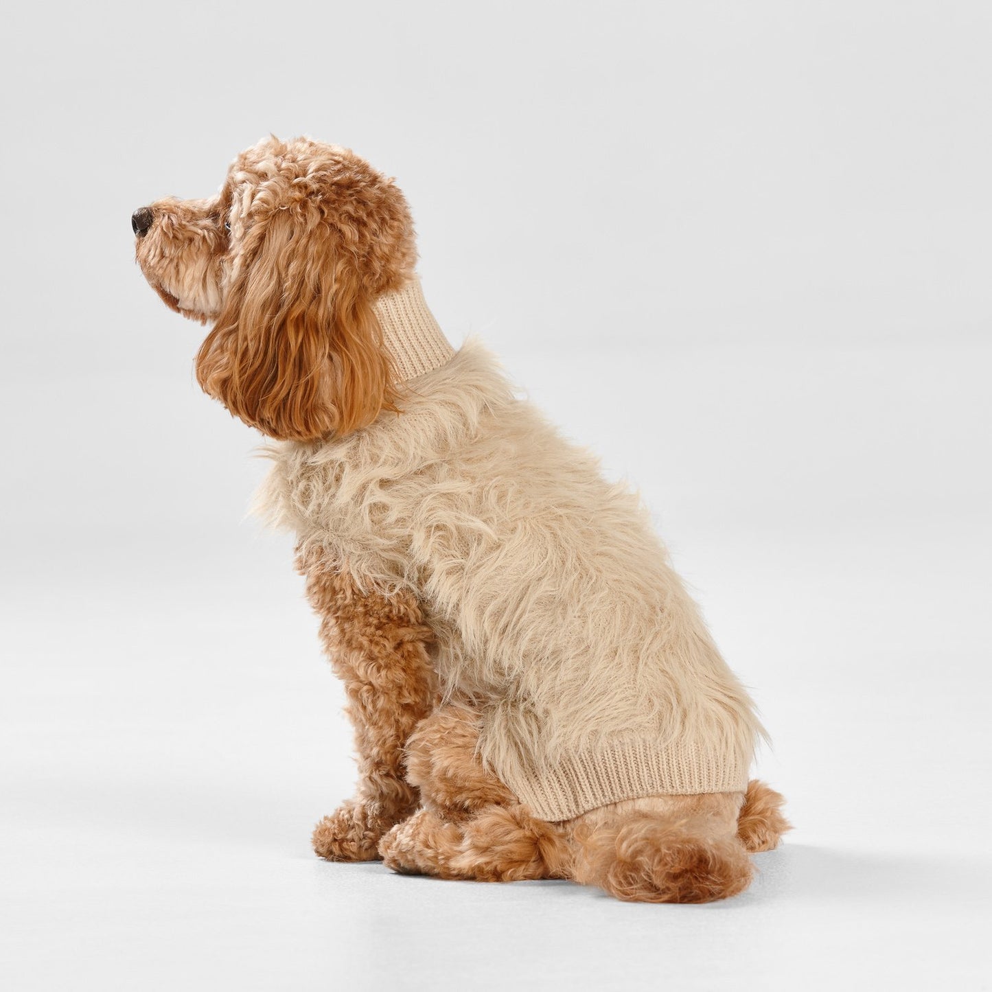 Snooza Wear – Fur Knit Jumper – Ecru