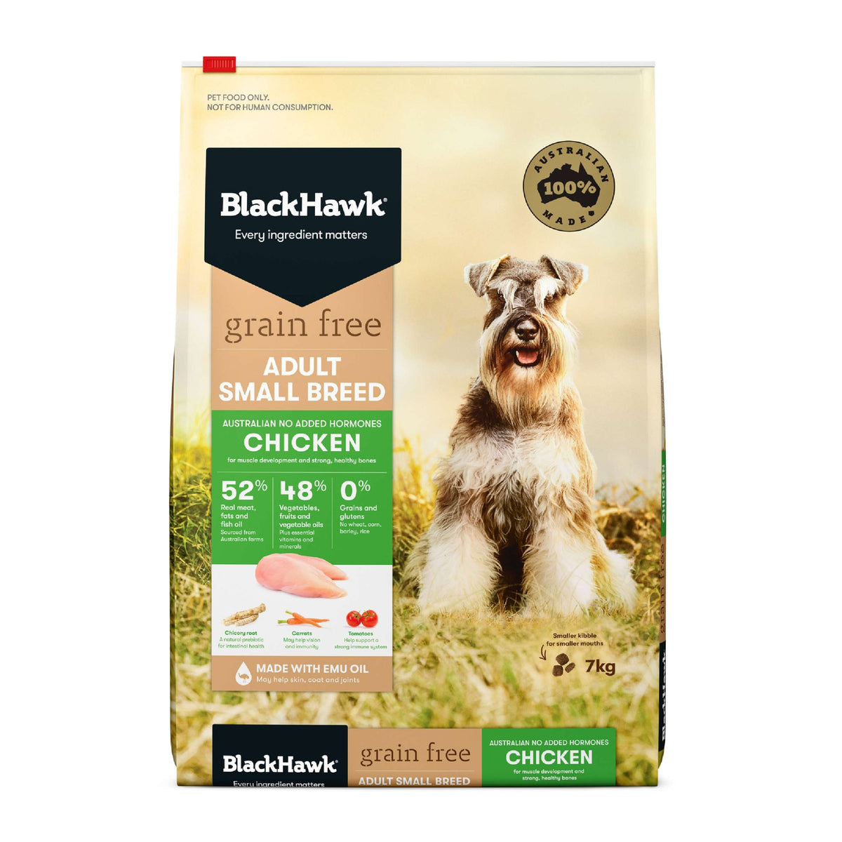 Black Hawk – Adult Dog – Small Breed – GRAIN FREE – Chicken ...