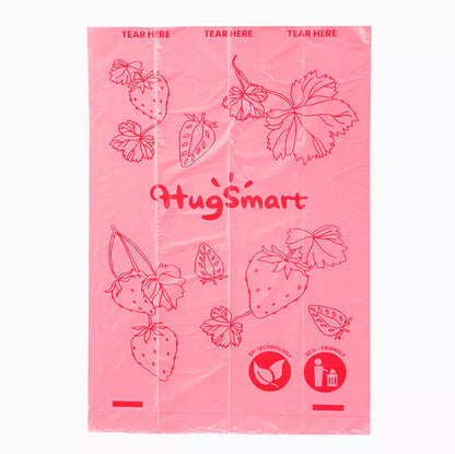 Hugsmart – Strawberry Poop Bags