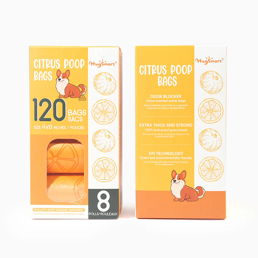 Hugsmart – Citrus Poop Bags