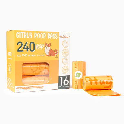 Hugsmart – Citrus Poop Bags
