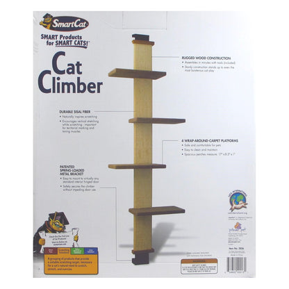 Smartcat Over-The-Door Cat Climber Scratch Tower