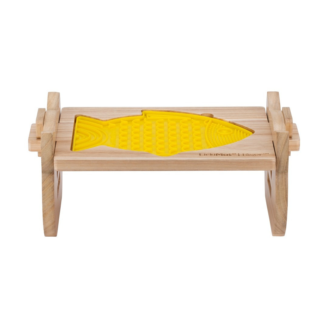 Lickimat Slow Feeder Bowl Adjustable Elevation Riser for Casper & Felix Lick Mats