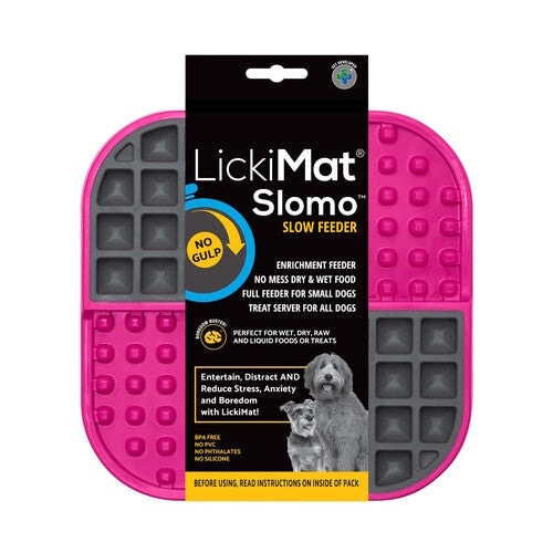 LickiMat Slomo Wet & Dry Double Slow Food Dog Bowl