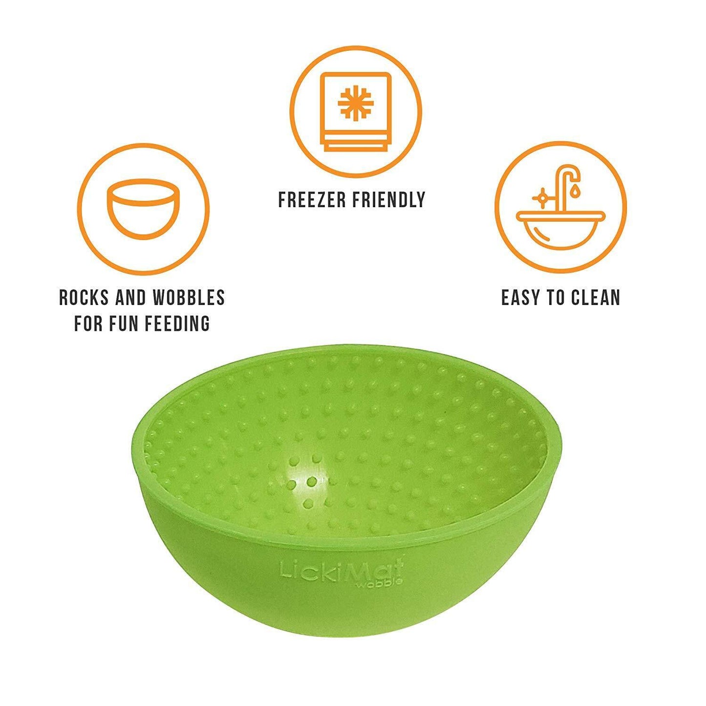 LickiMat Wobble Slow Feeder Boredom Buster Dog Food Bowl