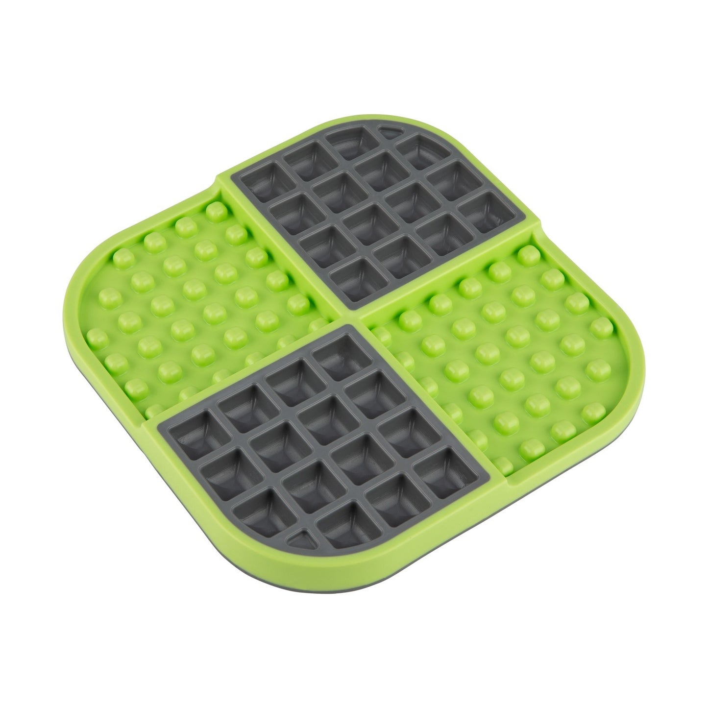 LickiMat Slomo Wet & Dry Double Slow Food Dog Bowl - Blue
