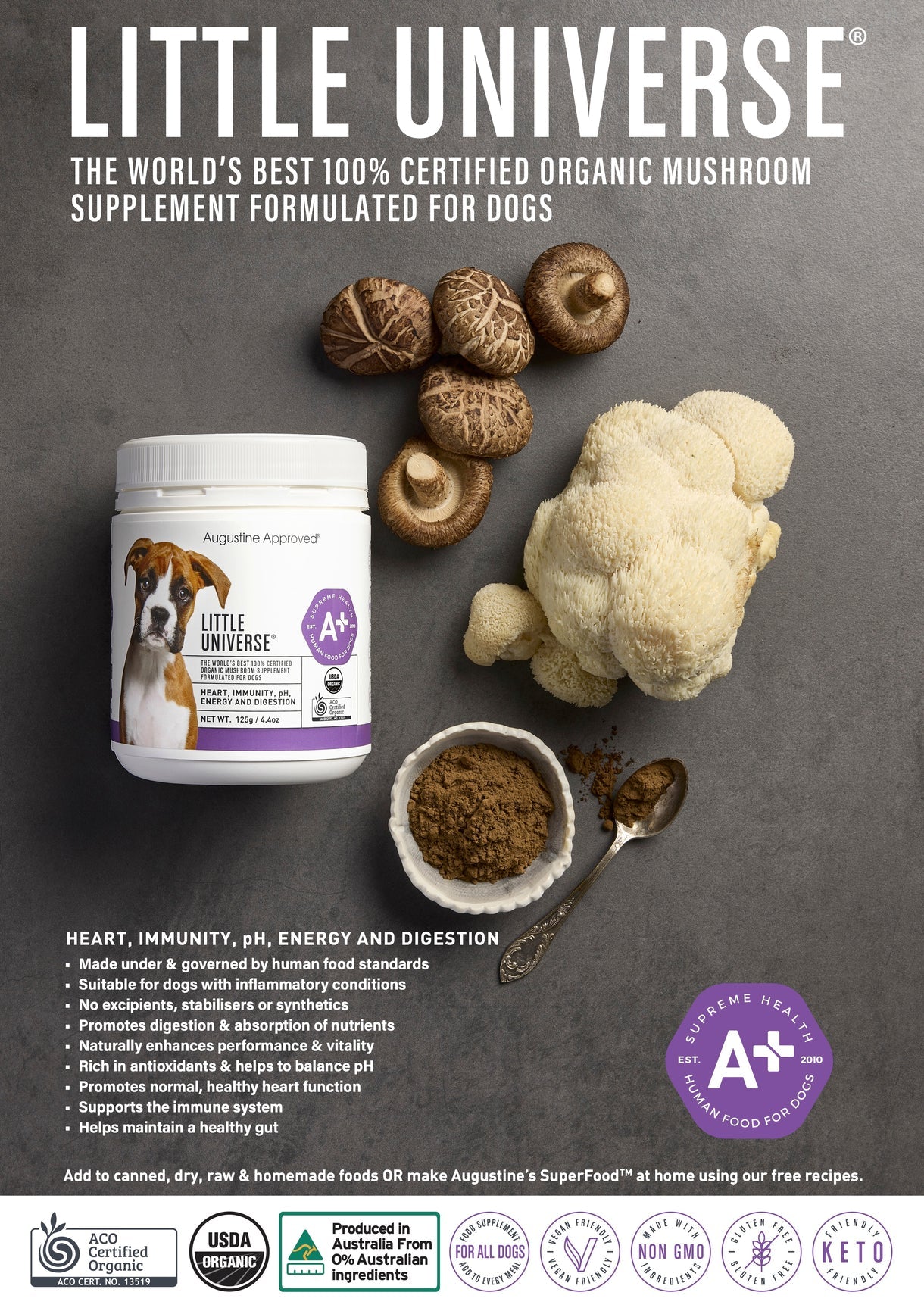 Augustine Approved Little Universe (Canine) 250G