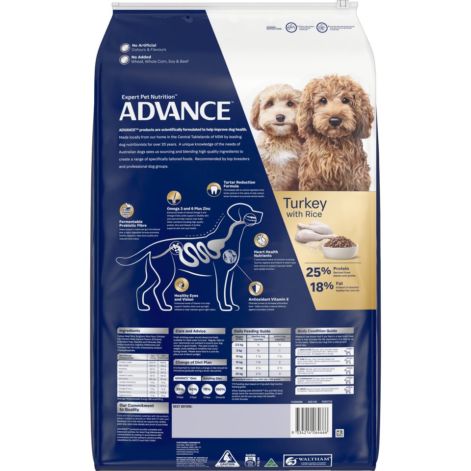 Advance – Adult Dog – Small Oodles - Turkey with Rice