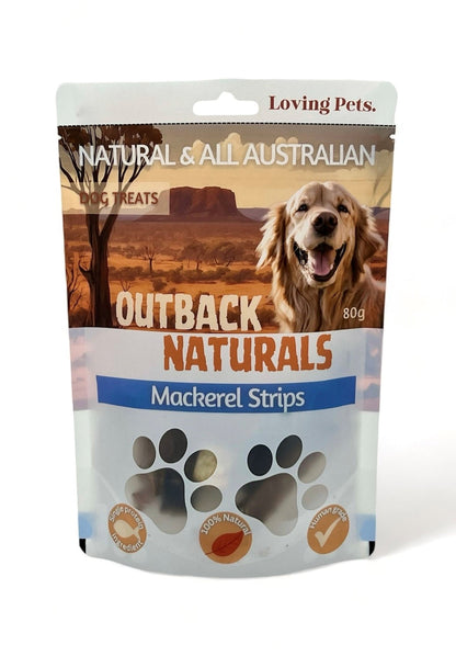 Loving Pets Mackerel Strips 80G