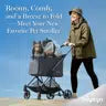 Ibiyaya Maxi Deep Carriage Pet Stroller - Grey