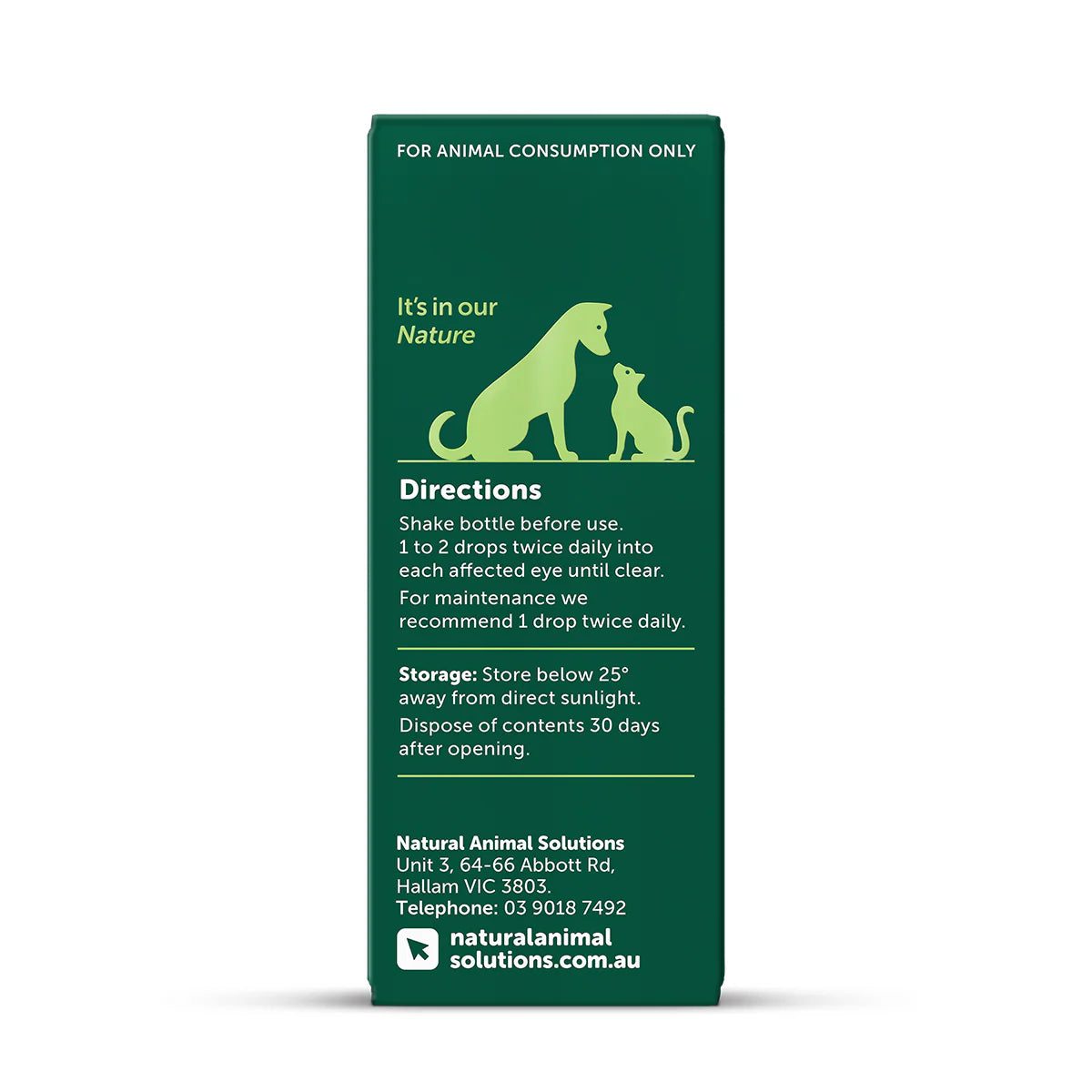 Natural Animal Solutions - Eye Clear - 15ml