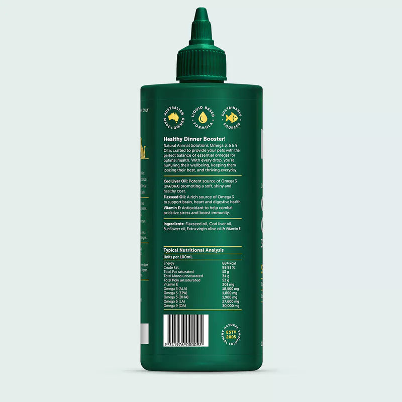 Natural Animal Solutions – Omega Oil 3, 6 & 9