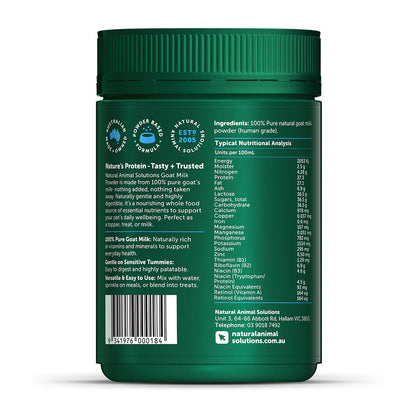 Natural Animal Solutions - Goat Milk Powder - 400g