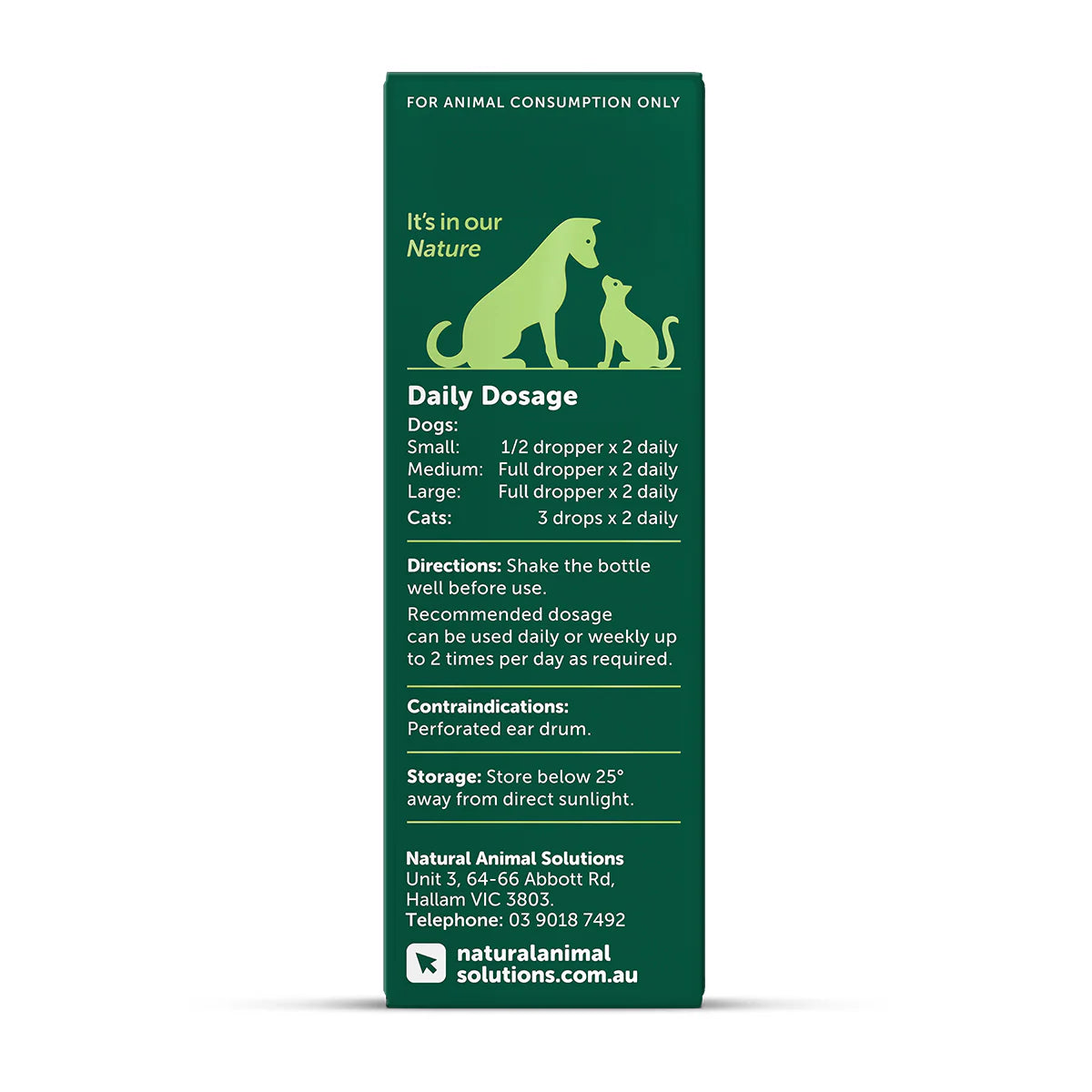 Natural Animal Solutions - Ear Clear - 50ml