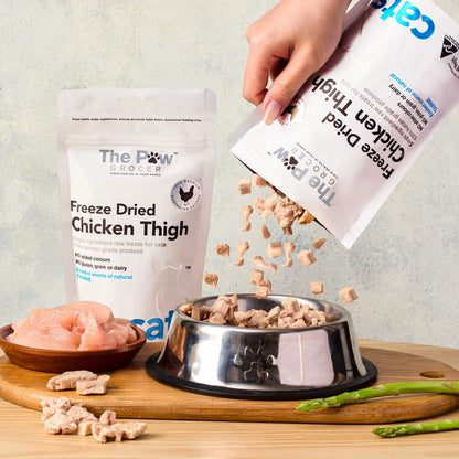 The Paw Grocer White Cat Freeze Dried Chicken Thigh 50G