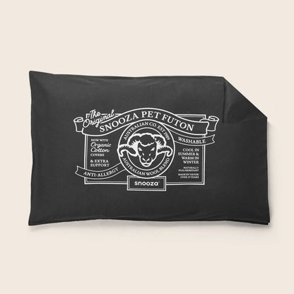 Snooza – Organic Futon Replacement Cover – Charcoal