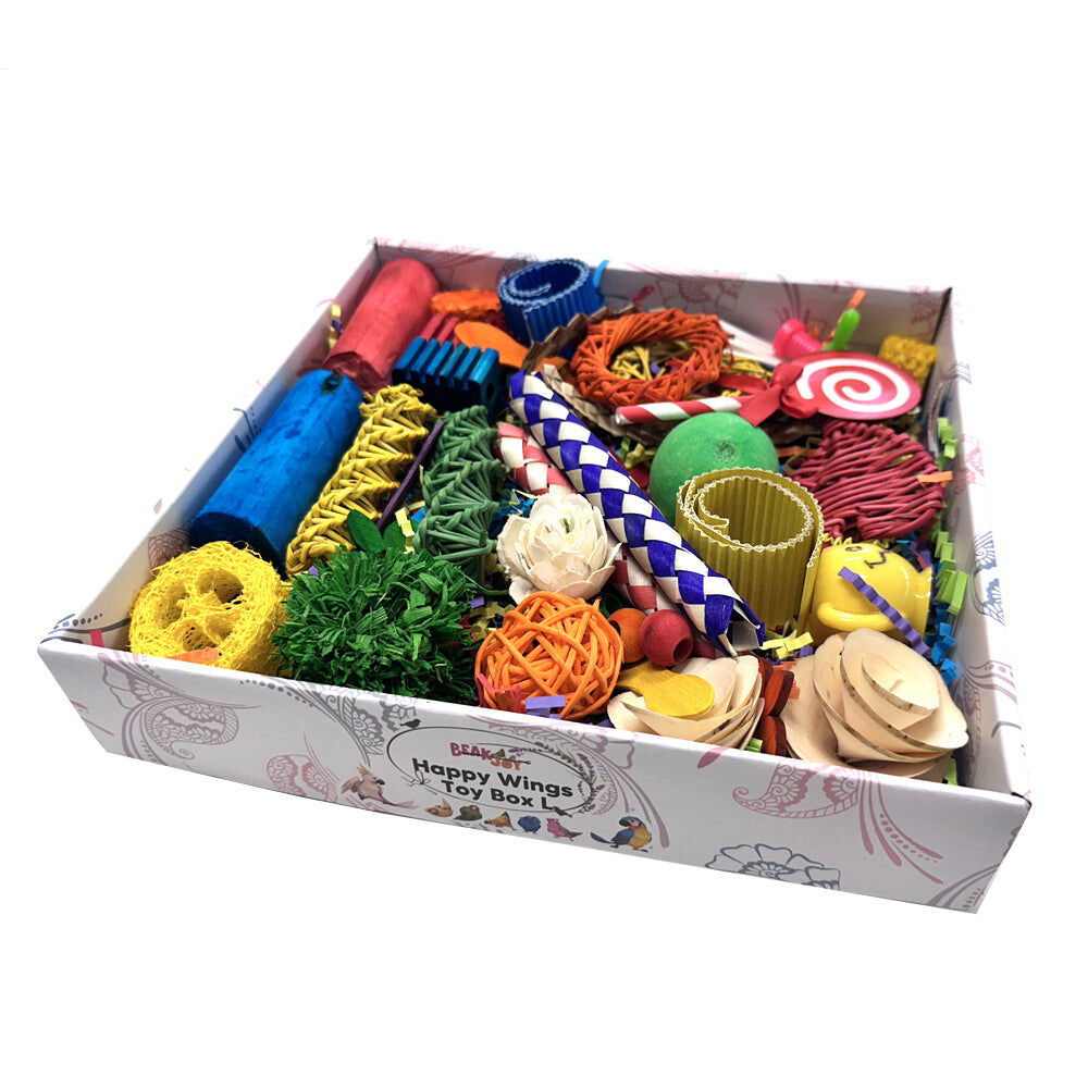 Beak Joy Happy Wings Toy Box Small or Large