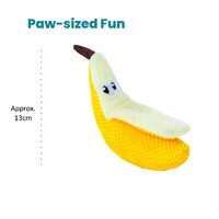 Petstages Dental Banana Catnip Chew Toy for Cats