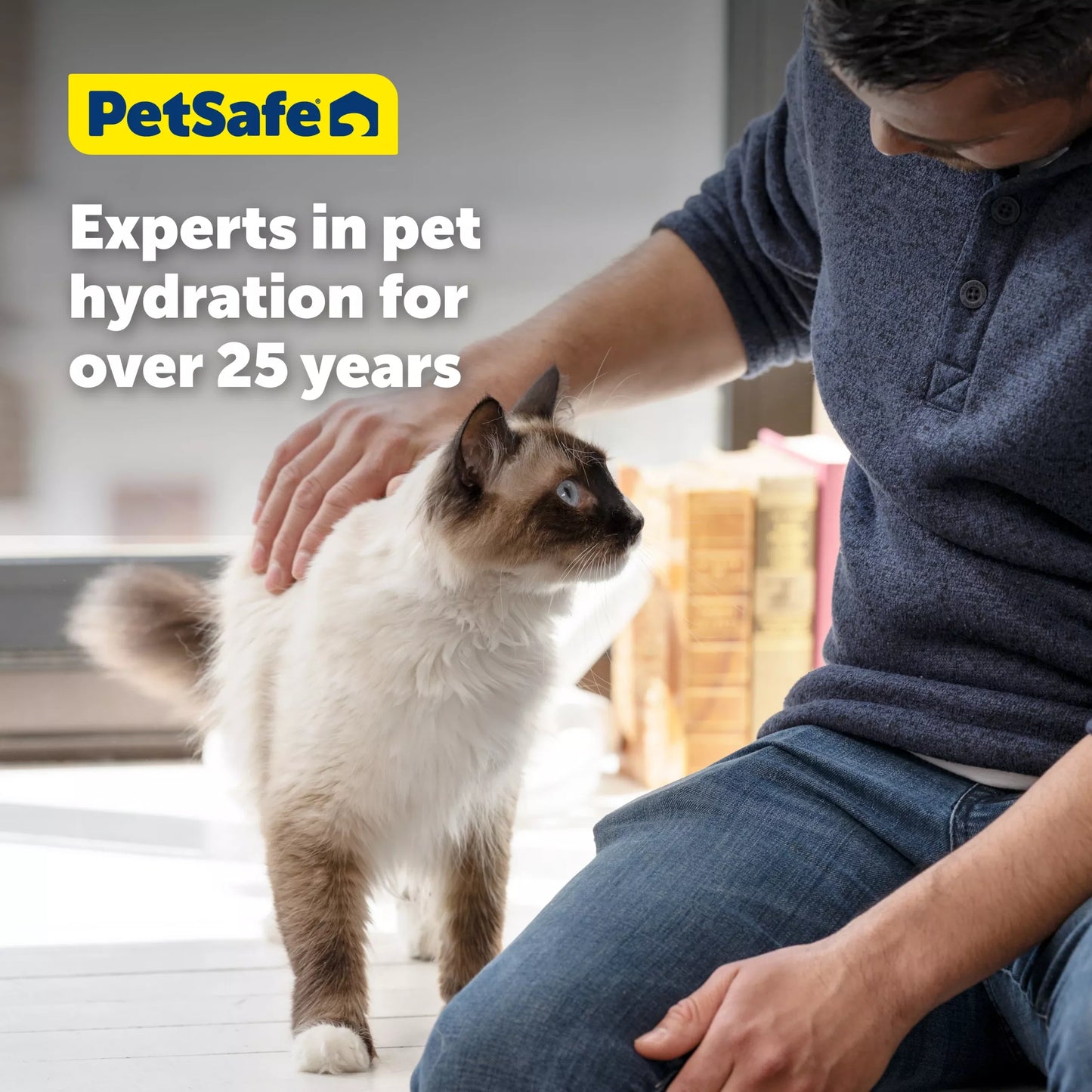 PetSafe – HydroSphere 1.7L Stainless Steel Fountain - encouraging them to drink and stay better hydrated
