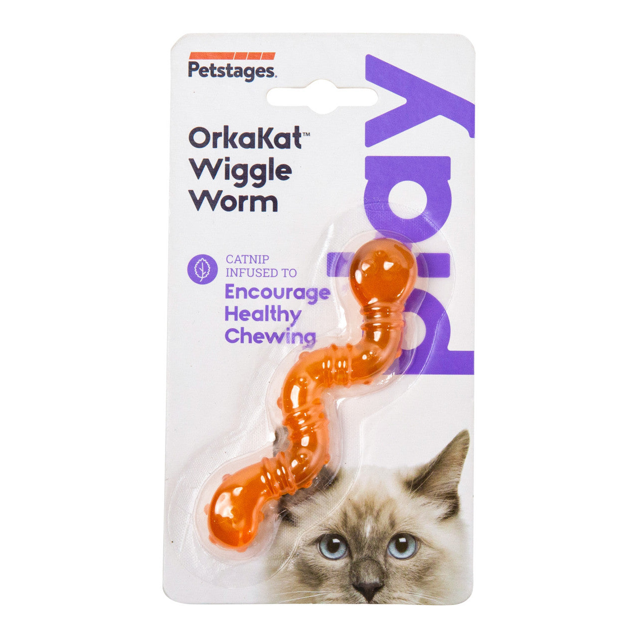Petstages Catnip Orka Wiggle Worm