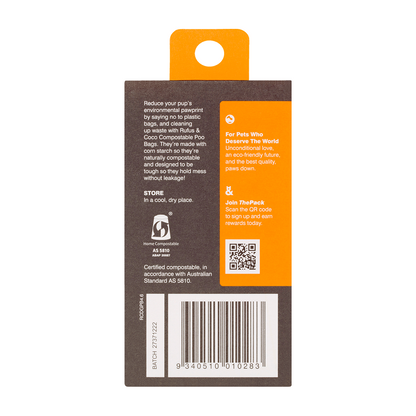 Rufus And Coco Do Good Biodegradable Poo Bags